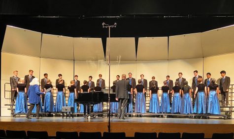 The Marriotts Ridge Chamber Singers perform their music.