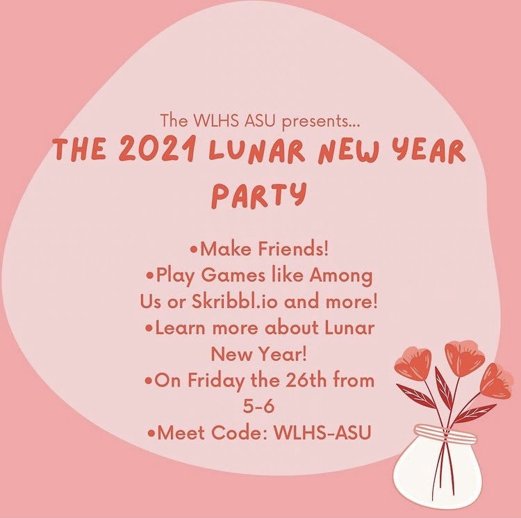 Wilde Lake’s ASU spread the word of their Lunar New Year celebration via Instagram at the end of February. 