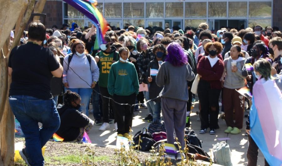 GSA Stages Walkout of Class in Protest of ‘Don’t Say Gay’ Bill