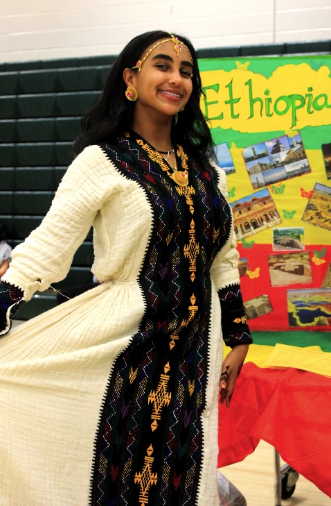 Beruktawit+Gebreamlak+at+Wilde+Lakes+2022+culture+day+representing+Ethiopia.+She+moved+to+Maryland+from+Ethiopia+at+age+eight.