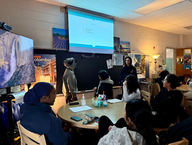 COLUMBIA, MARYLAND, FEBRUARY 5, 2025 
The MSA leadership presented a slideshow on the Islam holiday Ramadan during Wednesday advisory. Senior president Hafsah Shoaib says it is important they have a place to share their Muslim faith. 