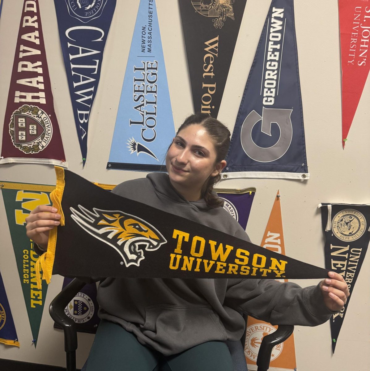 COLUMBIA, MARYLAND, MAY 12,
2025 - Senior Jordan Treger is committed
to Towson University for nursing in
the honors college. PHOTO BY AMY
MANZANARES